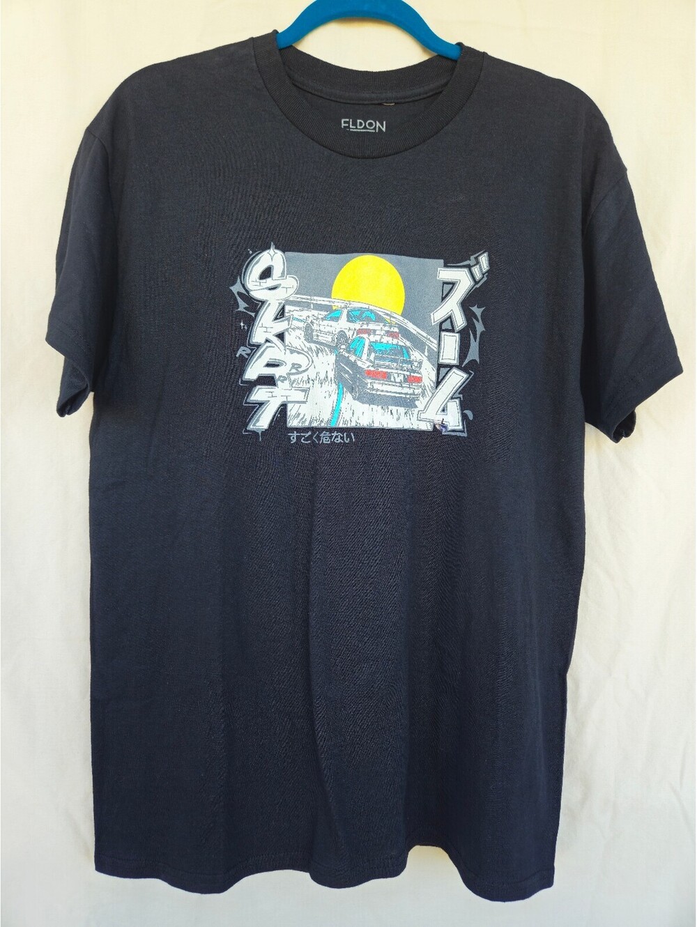 Eldon Men's Black Car Graphic Tshirt L Never Worn